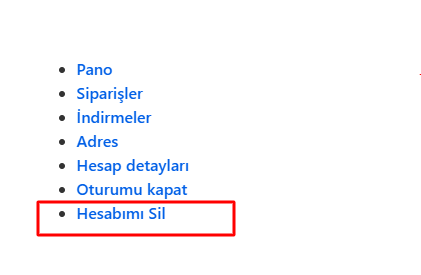 Hesabımı Sil image