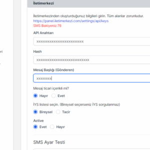 Web Doktoru - Perfex CRM İletimerkezi SMS Modülü