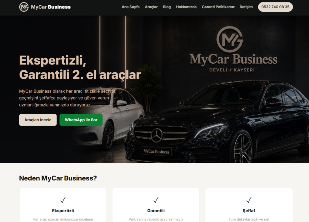 mycarbusiness.com ekran görüntüsü