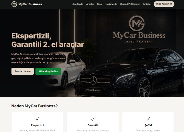 mycarbusiness.com ekran görüntüsü